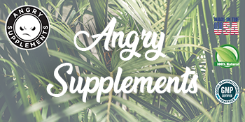 ANGRY SUPPLEMENTS LOGO MADE IN THE USA ALL NATURAL GMP