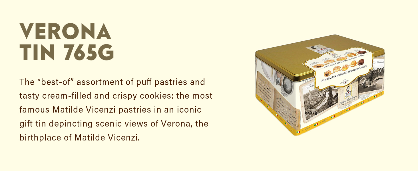 Verona Tin Cookies 765g