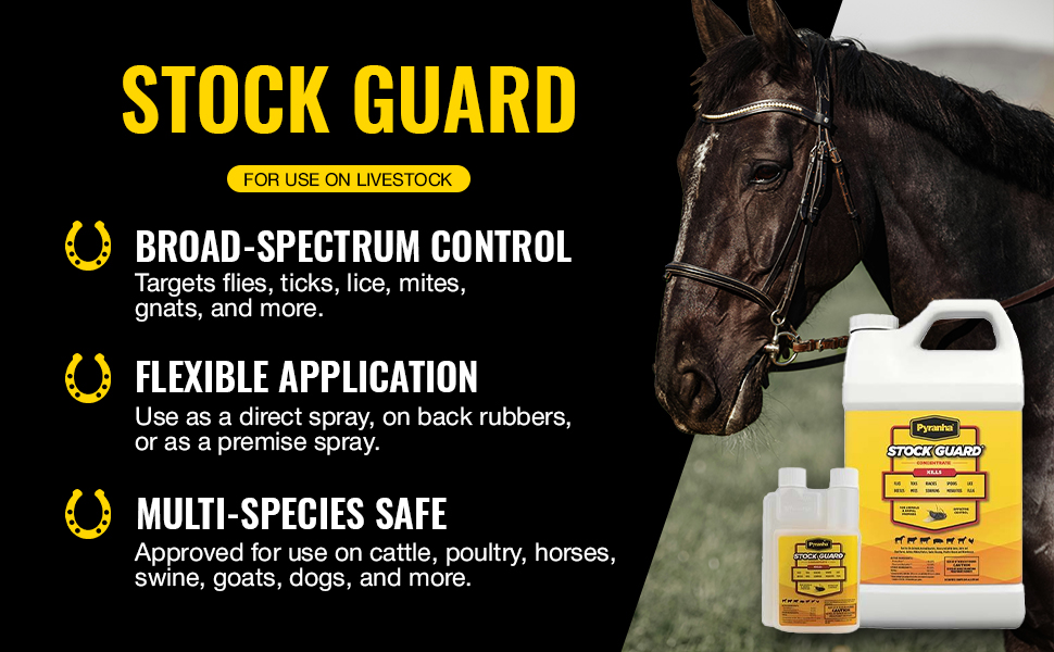 Stock Guard is expertly formulated for use on livestock