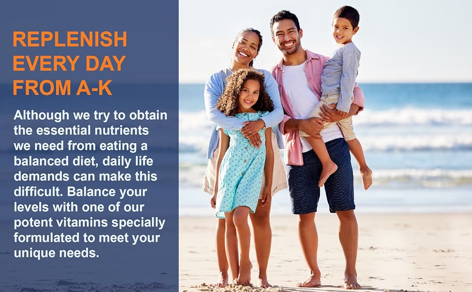 vitamins A-K daily whole body support