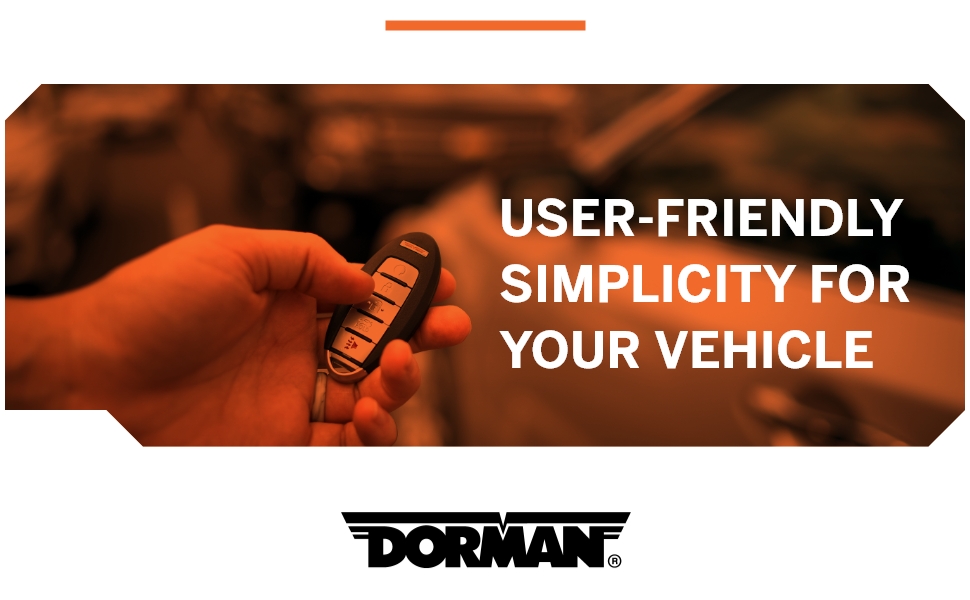 User-friendly simplicity for your vehicle
