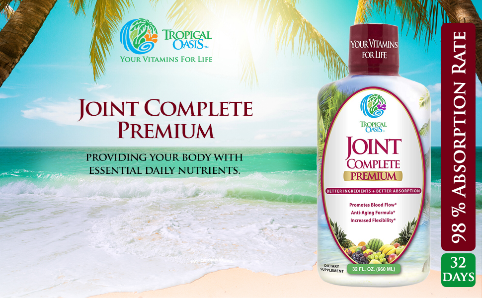 Providing your body essential daily nutrients joint complete premium liquid vitamin