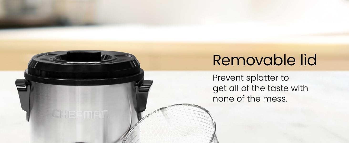 Prevent splatter to get all of the taste with none of the mess