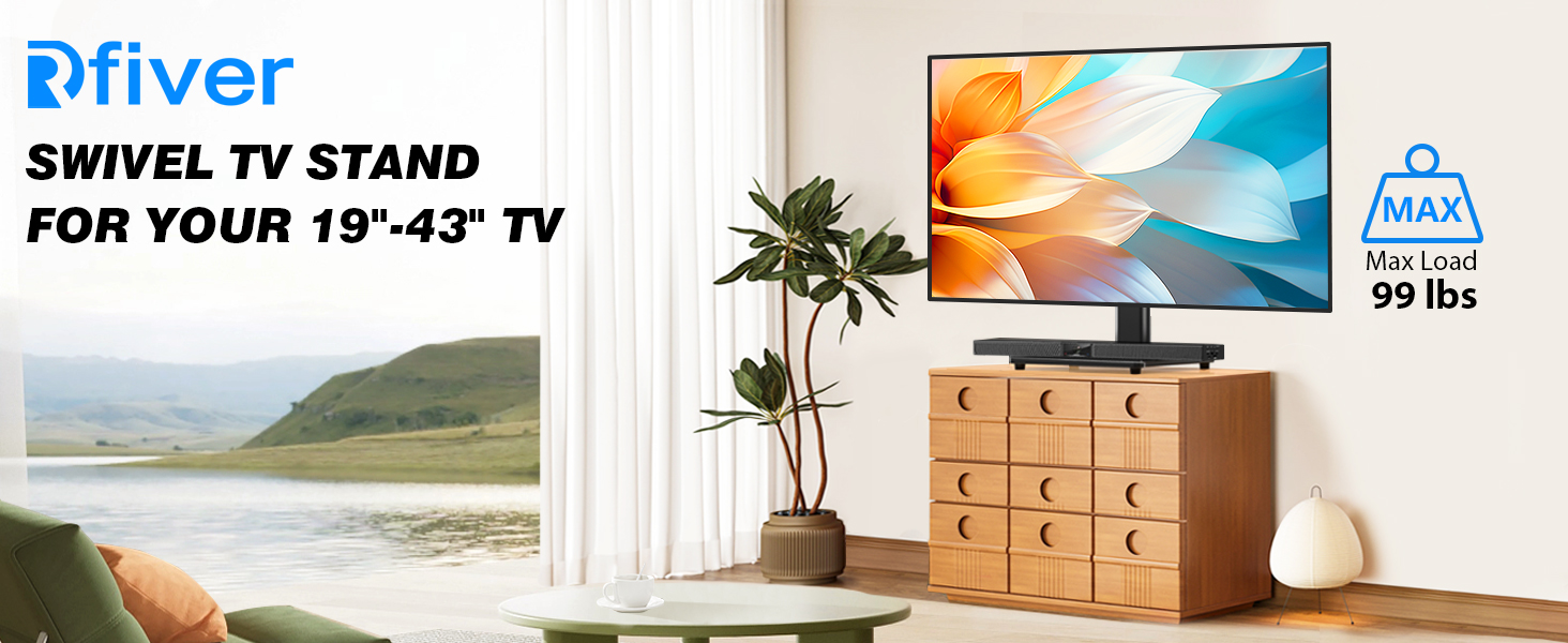 swivel TV stand