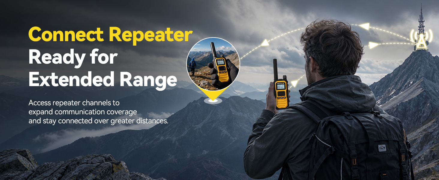 Connecting repeaters