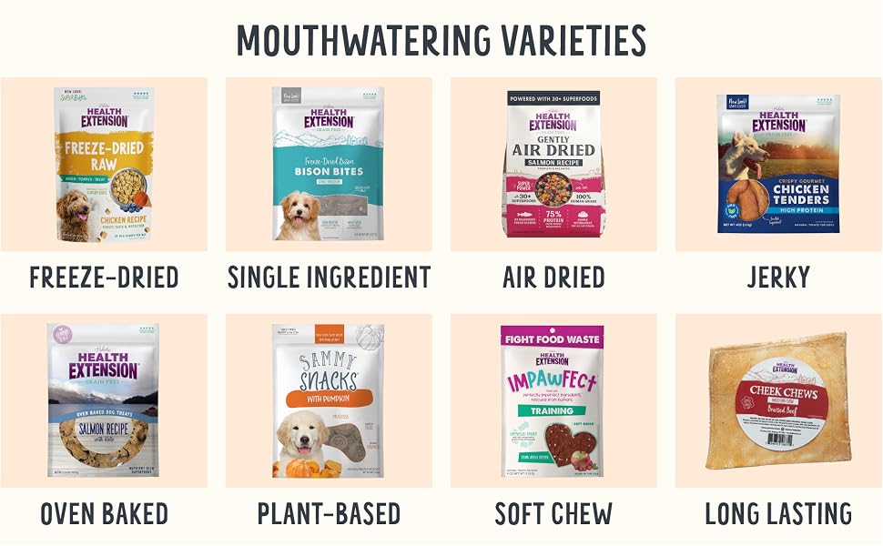 Mouthwatering varieties