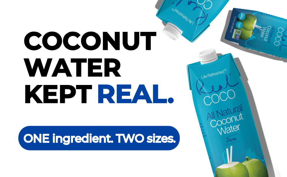 Real Coco All Natural Pure Coconut Water