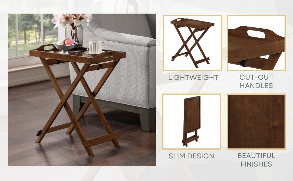 239900 Designs2Go Folding End Table