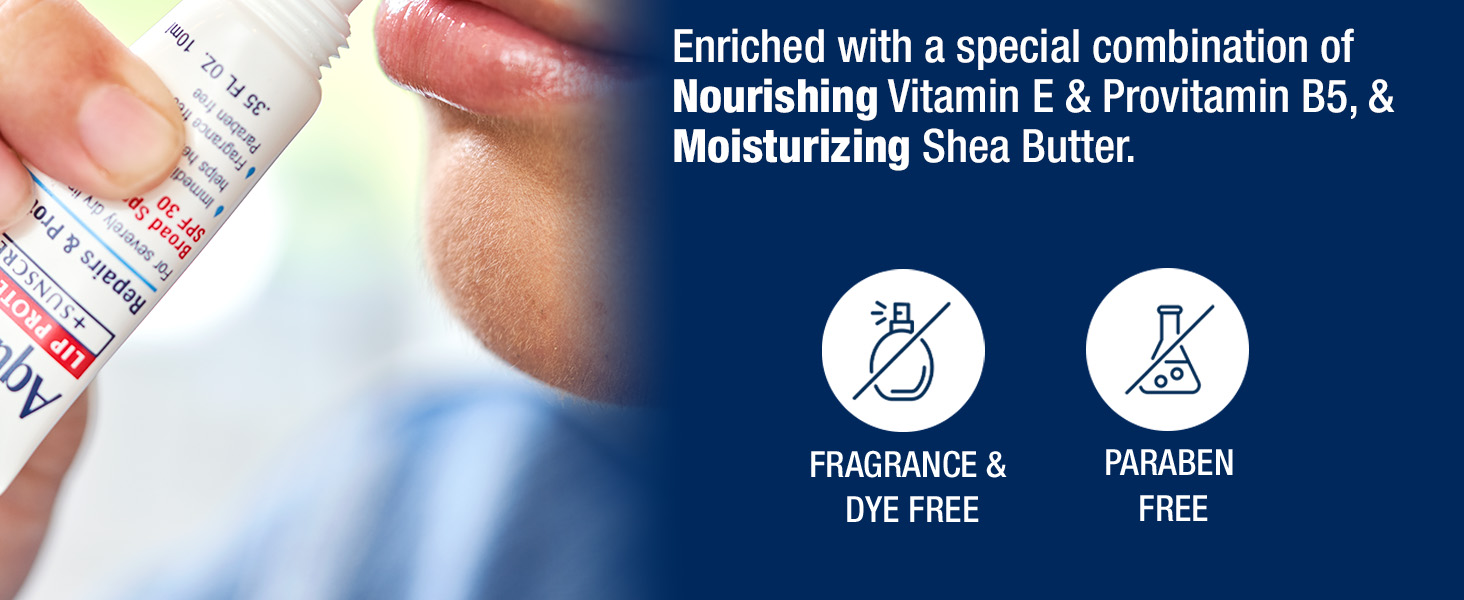 Enriched with nourishing vitamin E &amp; provitamin B5 &amp; moisturizing shea butter