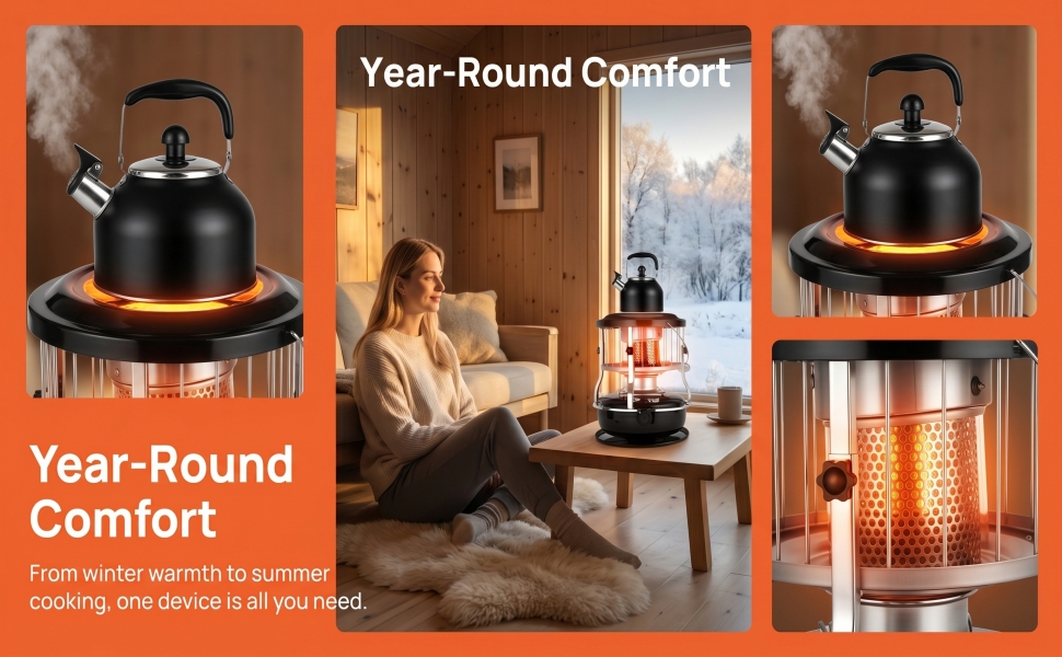 9000 BTU Portable Kerosene Heater