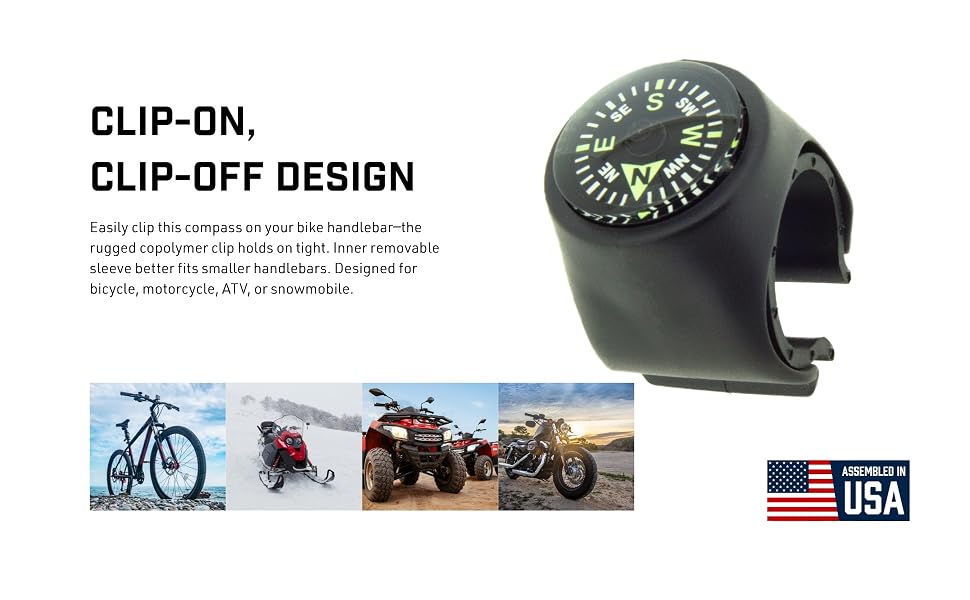 Clip-on, Clip-off design