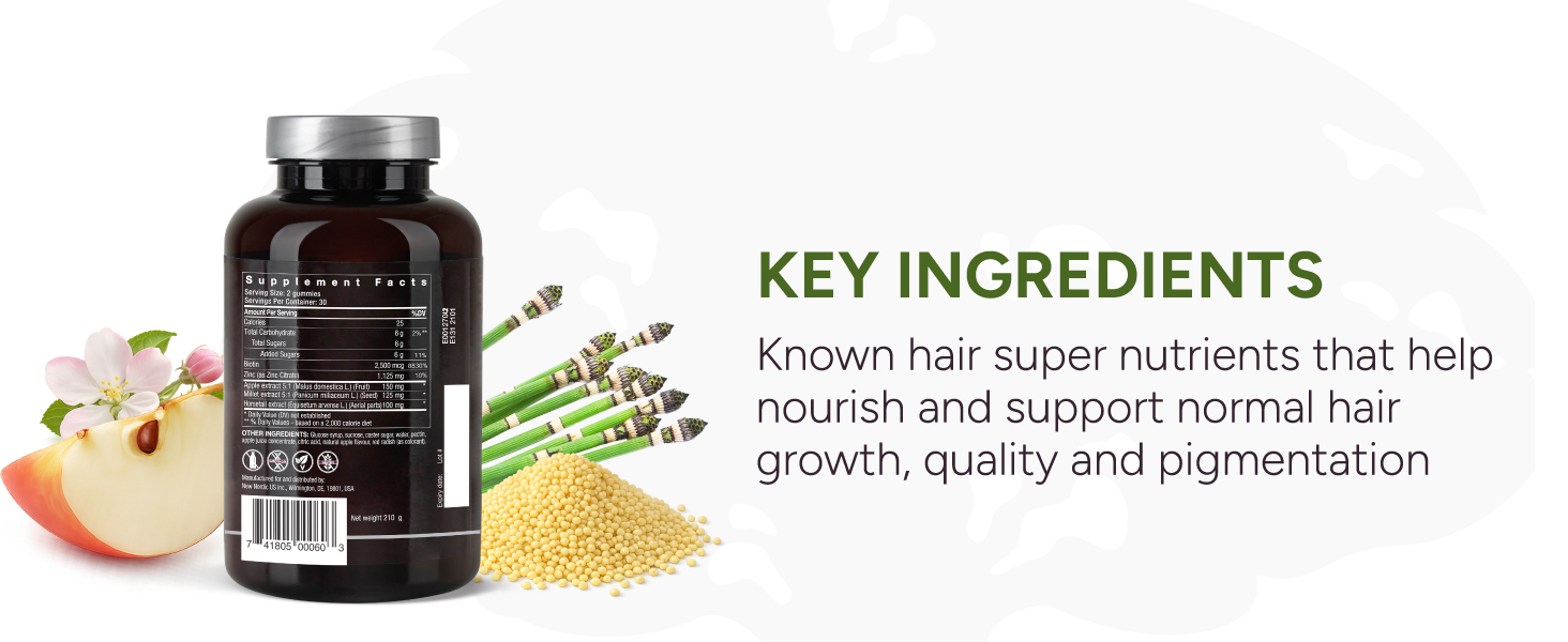 New Nordic Hair Volume Gummies