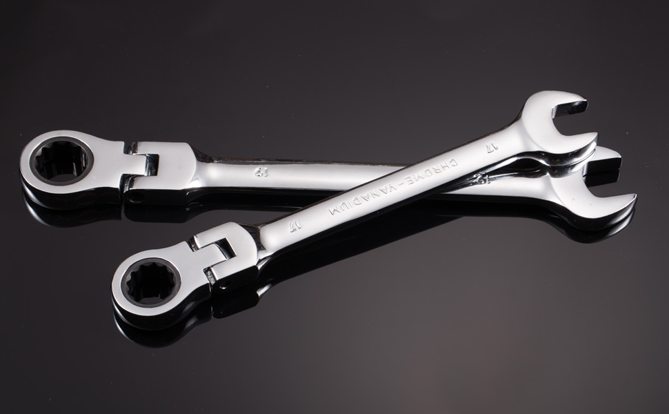 Ratcheting Wrench Set Metric 19mm 10mm Qnkaa