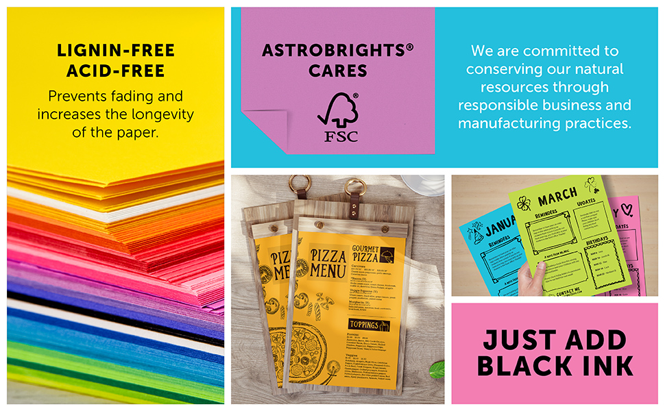 24 lb Paper, Lignin Free