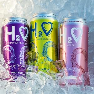 H2O Sonoma Soft Seltzer with Zero Alcohol