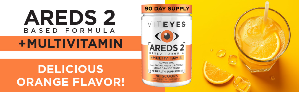 AREDS 2 Multivitamin Powder Orange Flavor