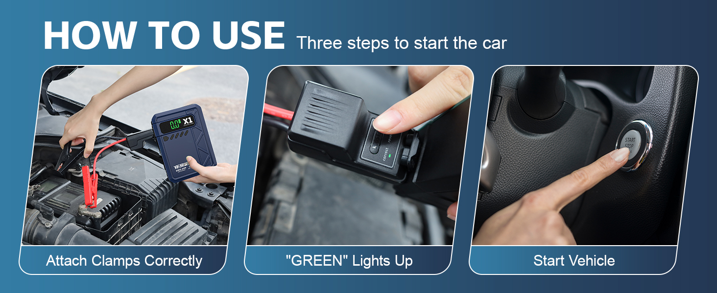 portable car battery jump starter