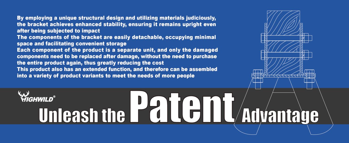 Highwild target stand patent