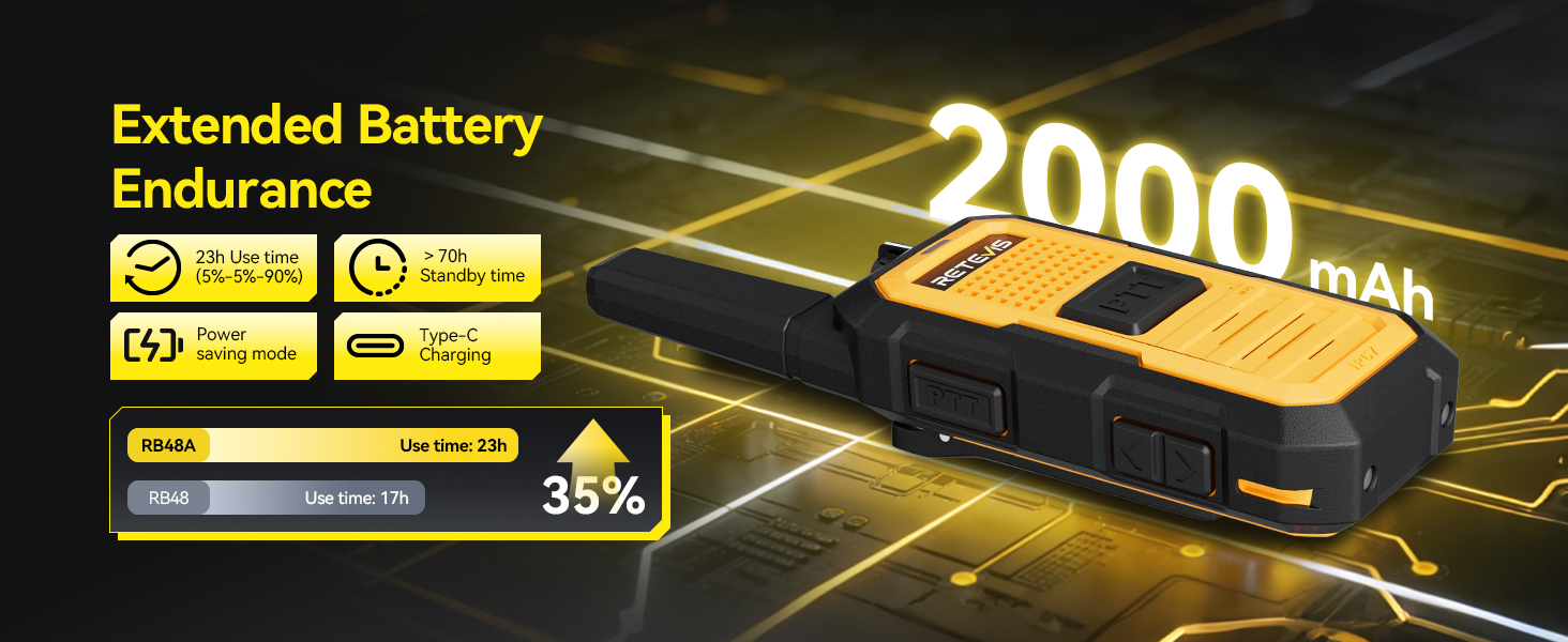 Rechargeable walkie-talkie