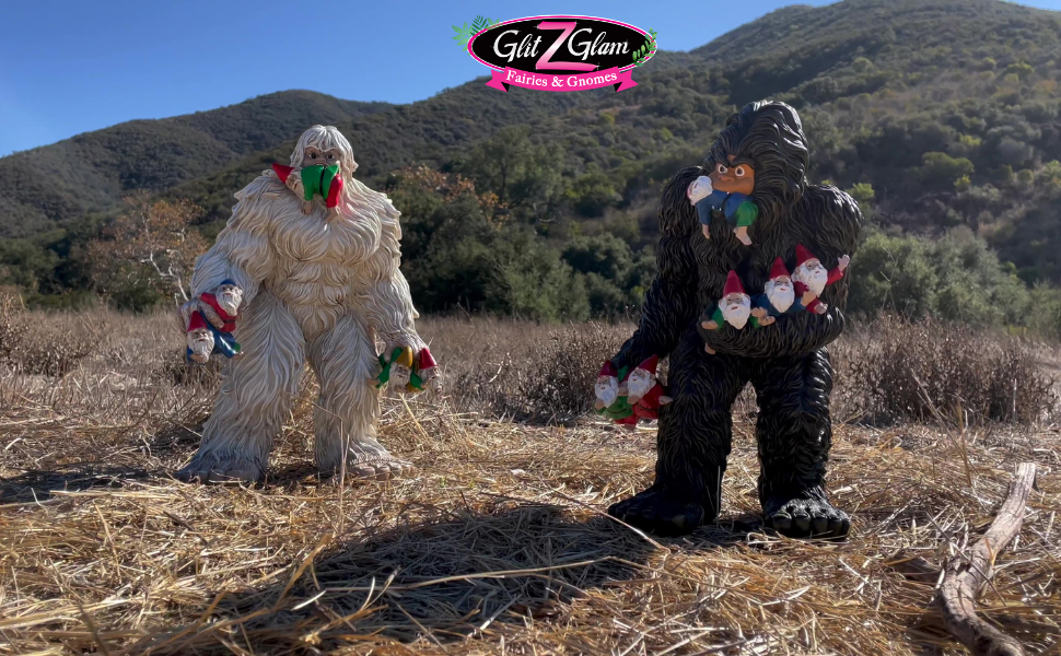 Bigfoot and Yeti Gnomes