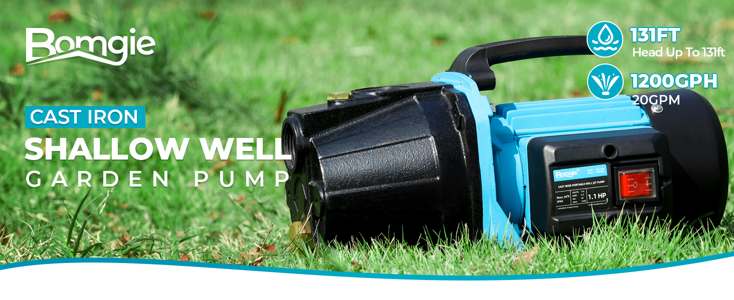 Shallow Well Pump, Water Transfer Pump, Lawn Garden Irrigation Pump