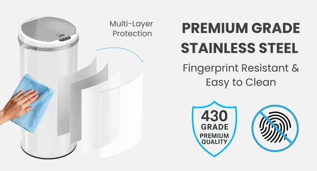 Fingerprint-Proof stainless steel
