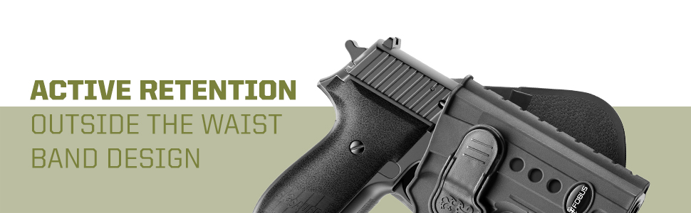 Active Retention outside the waist band design gun men women ankle holster accessories sticky kydex