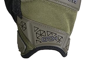 HANDLANDY Fingerless Work Gloves for Men, Mechanics Gloves, Utility Trucker Driver Gloves