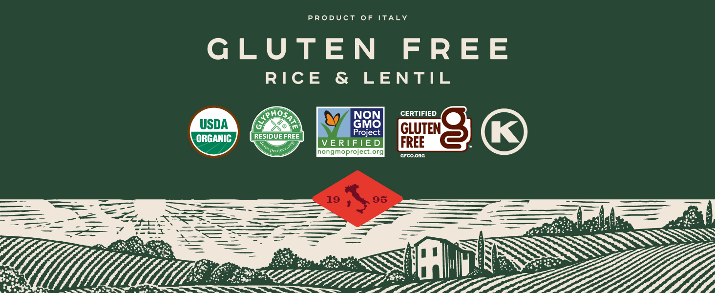 Gluten Free Pasta, Organic Pasta