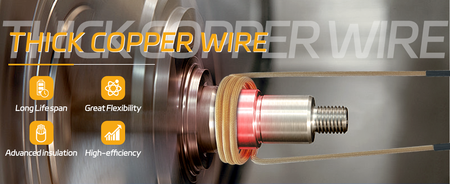 INDUCTION HEATER COIL FEATURES