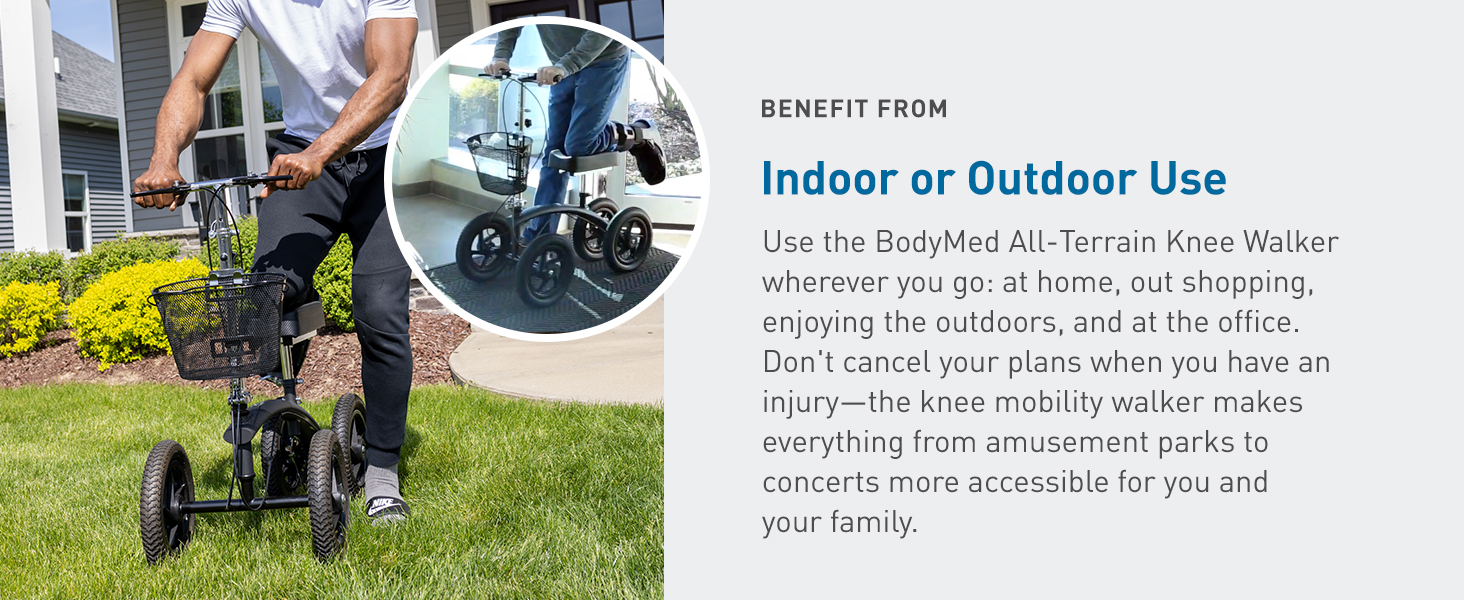 BodyMed All-Terrain Knee Walker