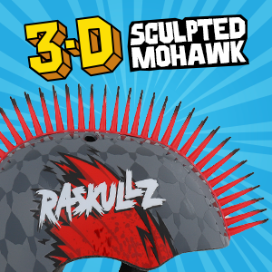 mohawk helmet, 3d helmet