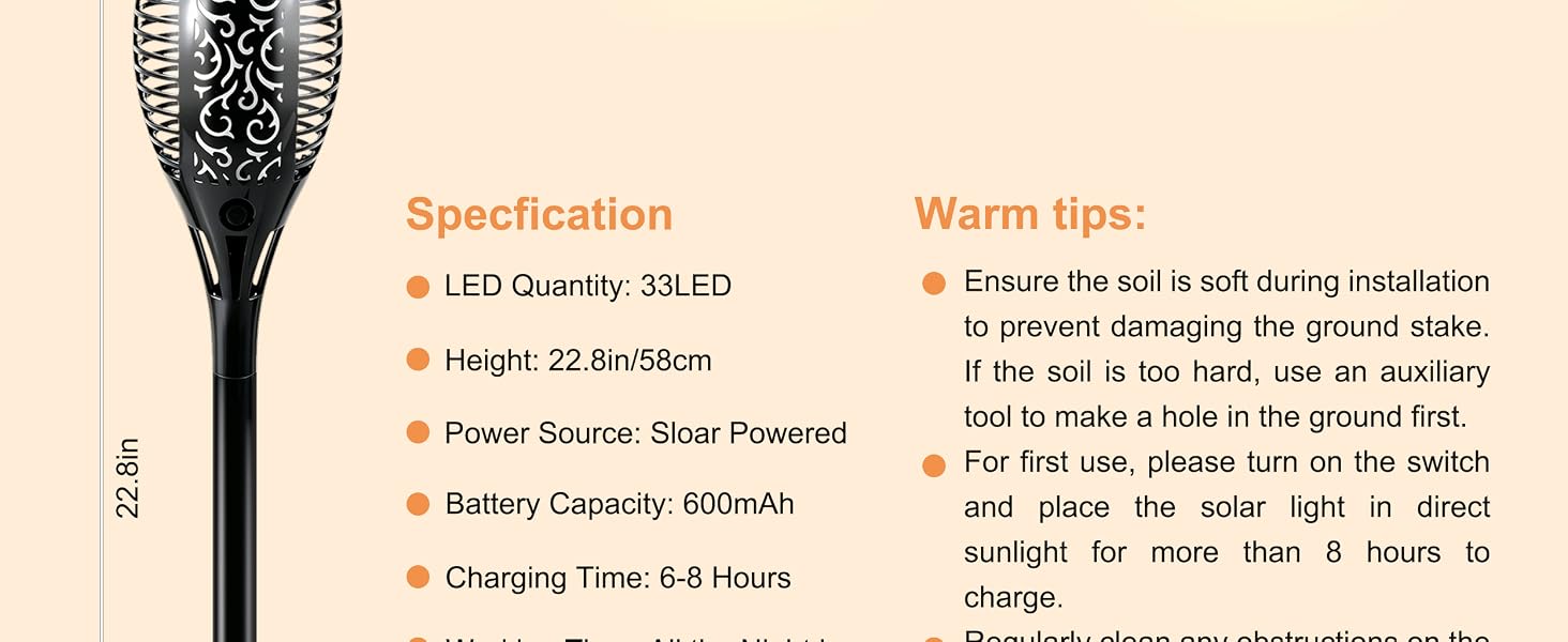 solar fire lights