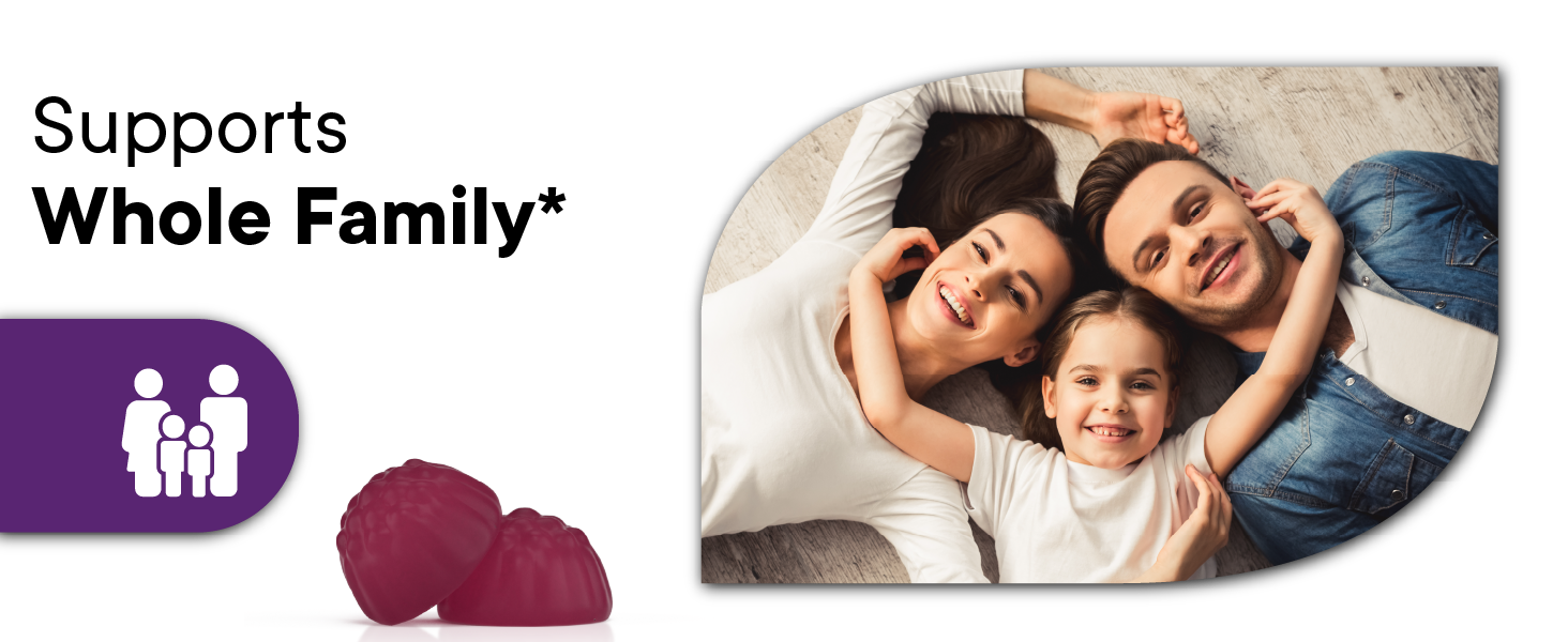 immune support gummies elderberry zinc vitamin c health family antioxidants