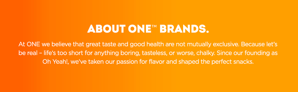 One Bar, One, One Protein Bar, Protein Bar, About Us