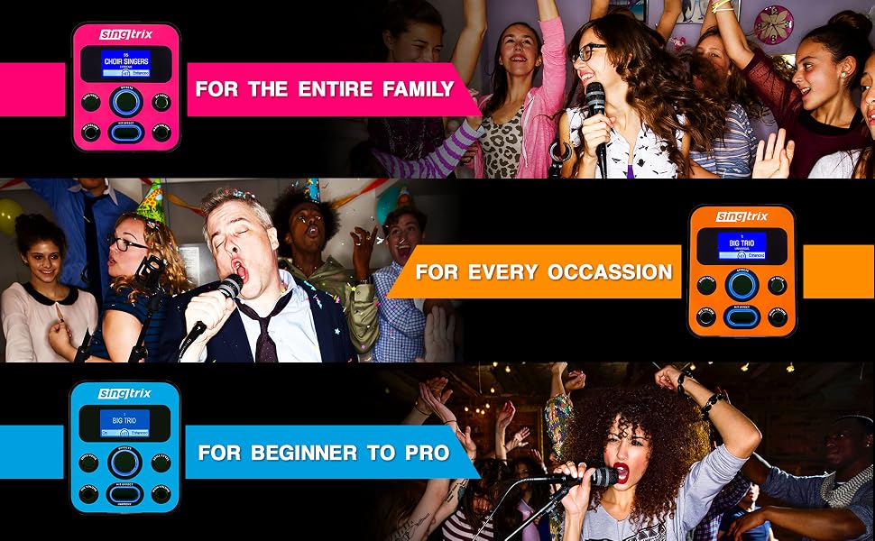 Karaoke singing machines
