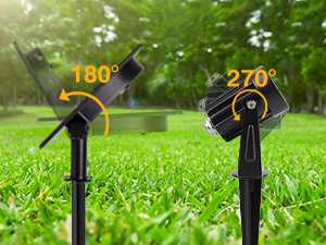 solar spotlights adjustable