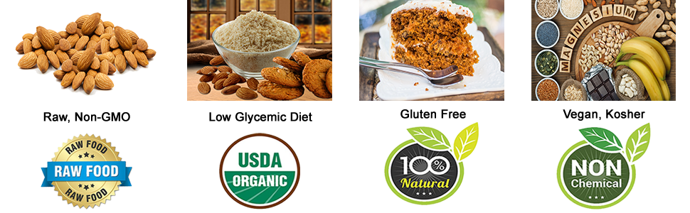 Raw, Non GMO Low Glycemic Diet Gluten Free Vegan, Kosher