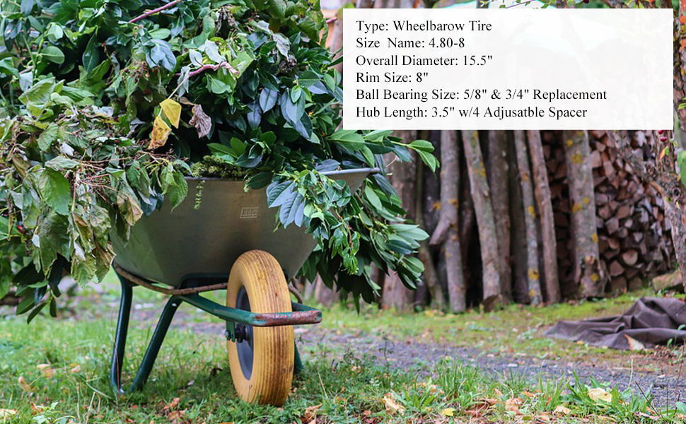 wheelbarrow tire 4.80 4.00-8
