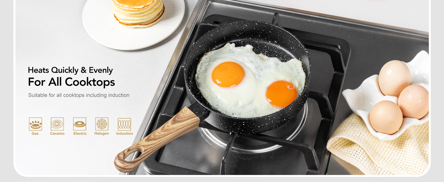 small frying pan for eggs pan nonstick frying pan