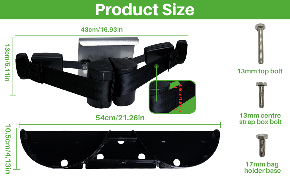golf cart bag holder for four seat golf cart