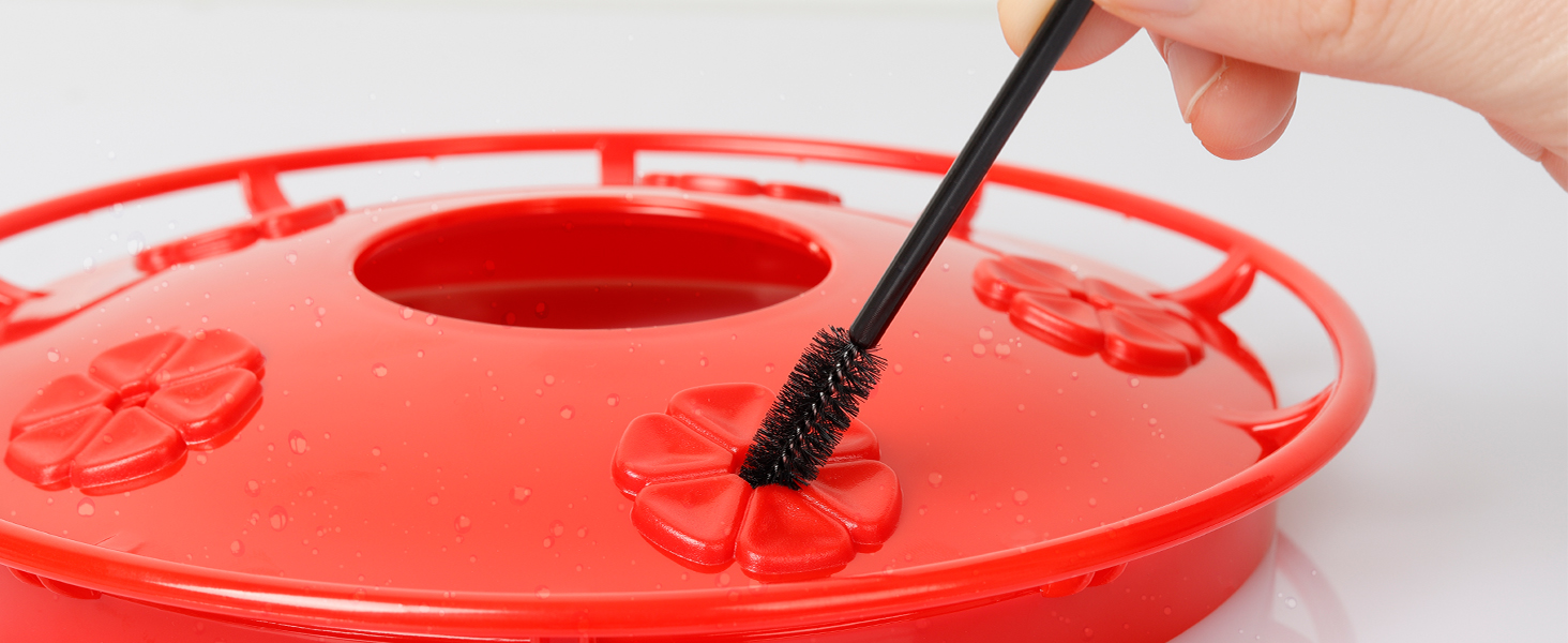 easy clean hummingbird feeder