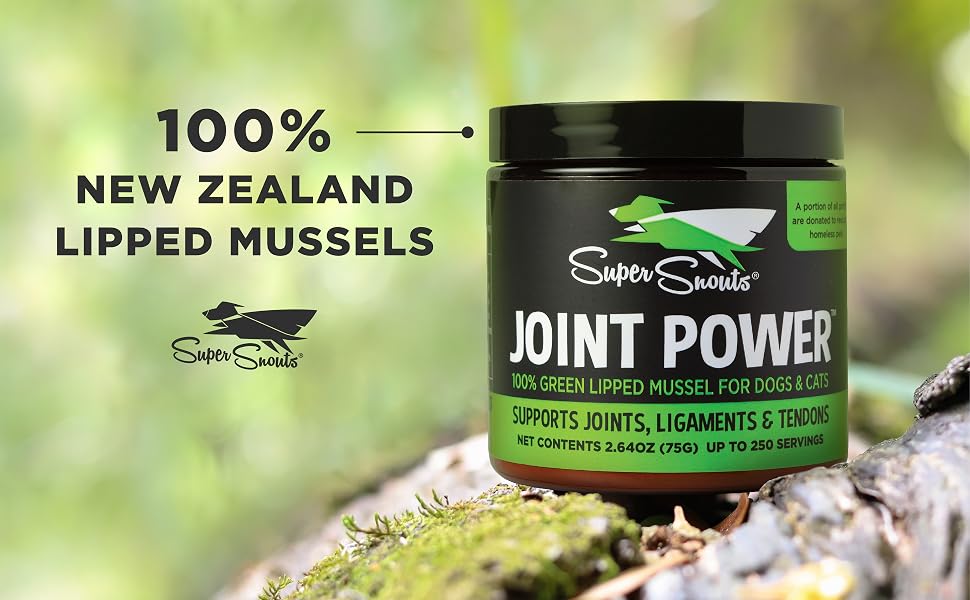 super snouts joint power green lipped mussels hip joints