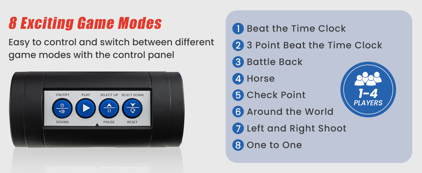 8 game modes