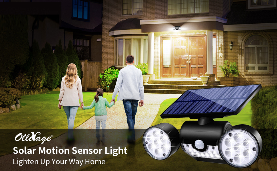 solar security light