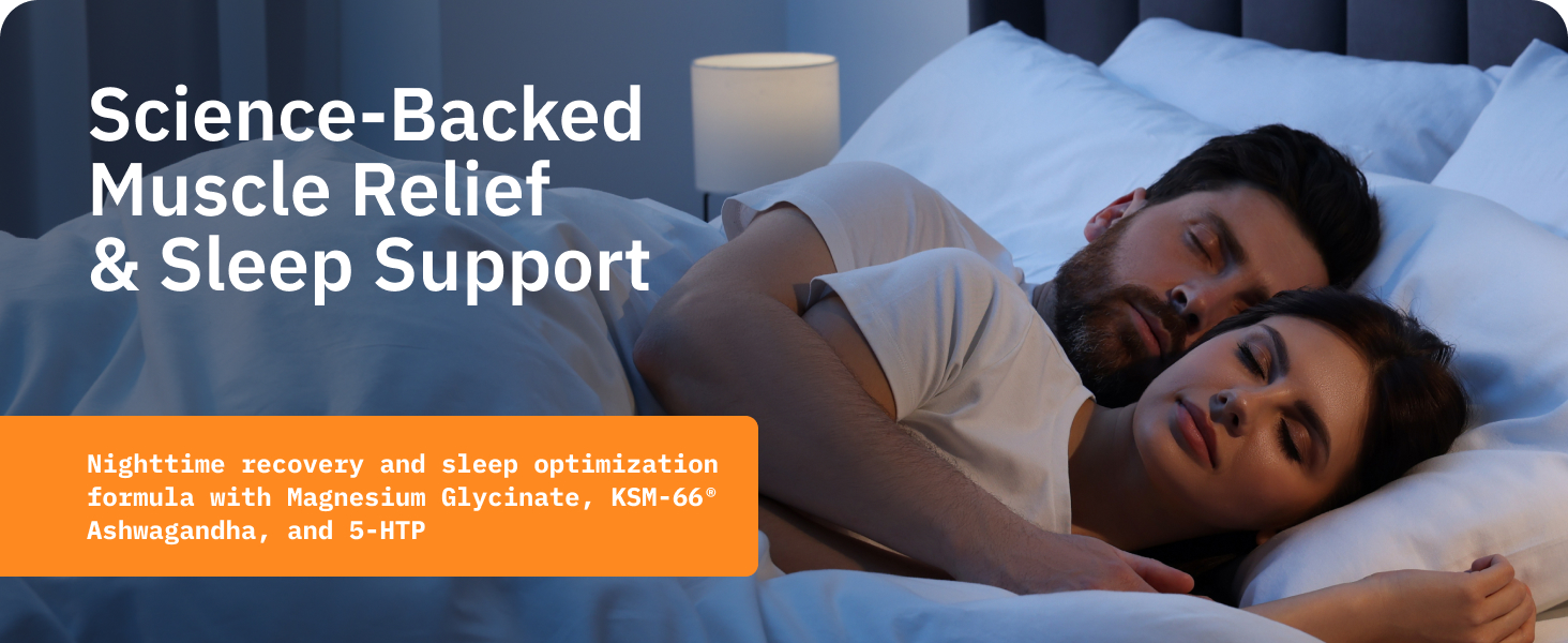 Science-backed muscle relief and sleep support