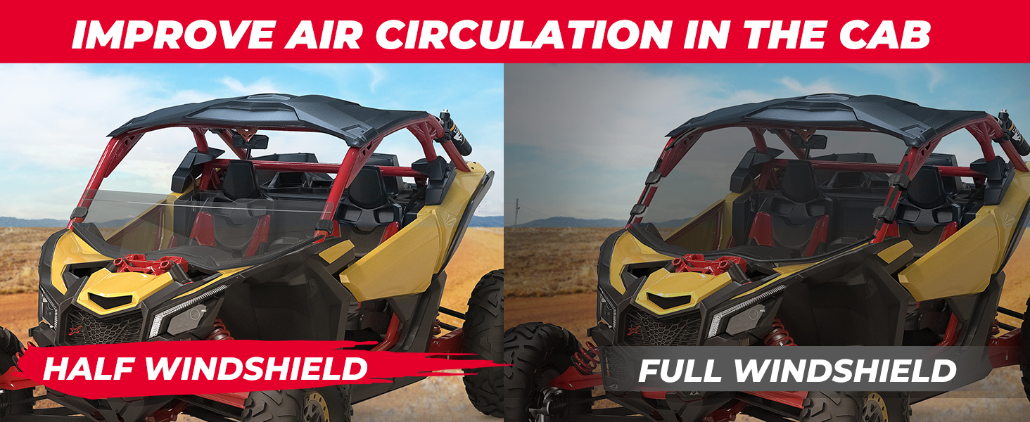 can am x3 windshield