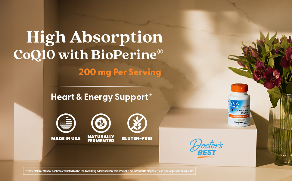 High Absorption CoQ10 with BioPerine