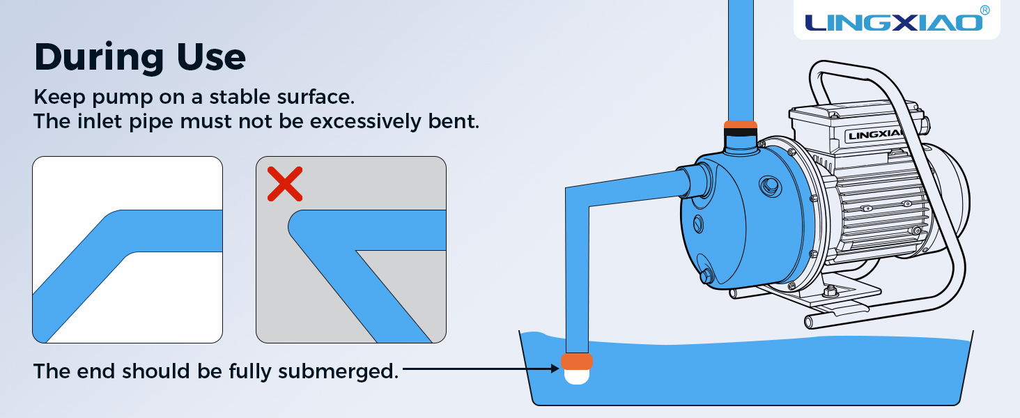 1HP shallow well water pump