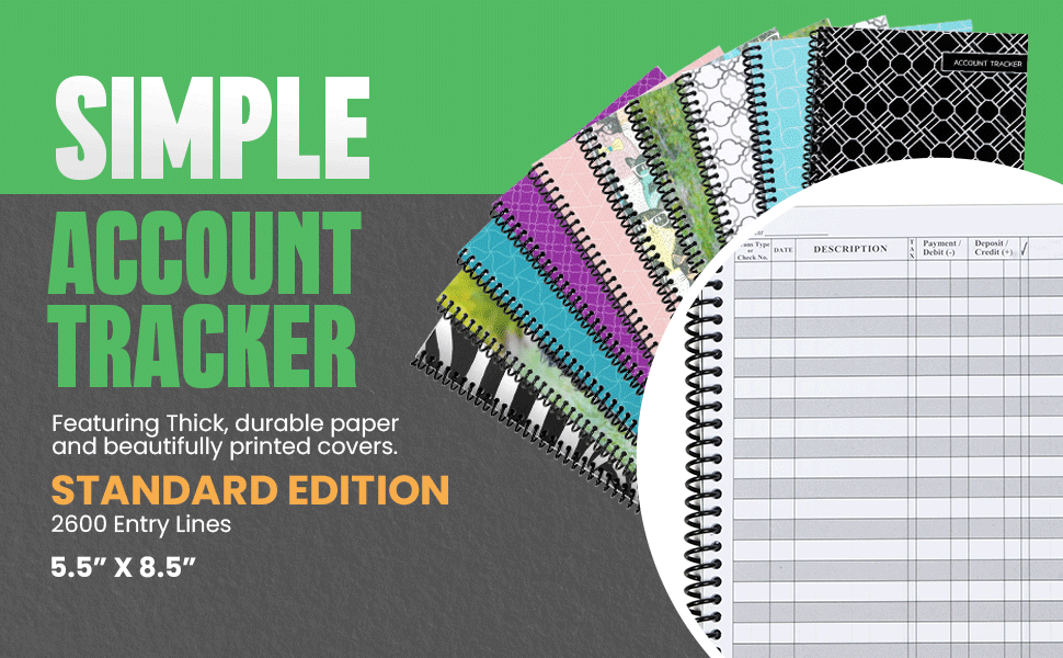 large printed account checking blank seniors desk grande imprimir papel chequeras depósito cuenta